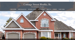 Desktop Screenshot of cottagestreetrealty.com